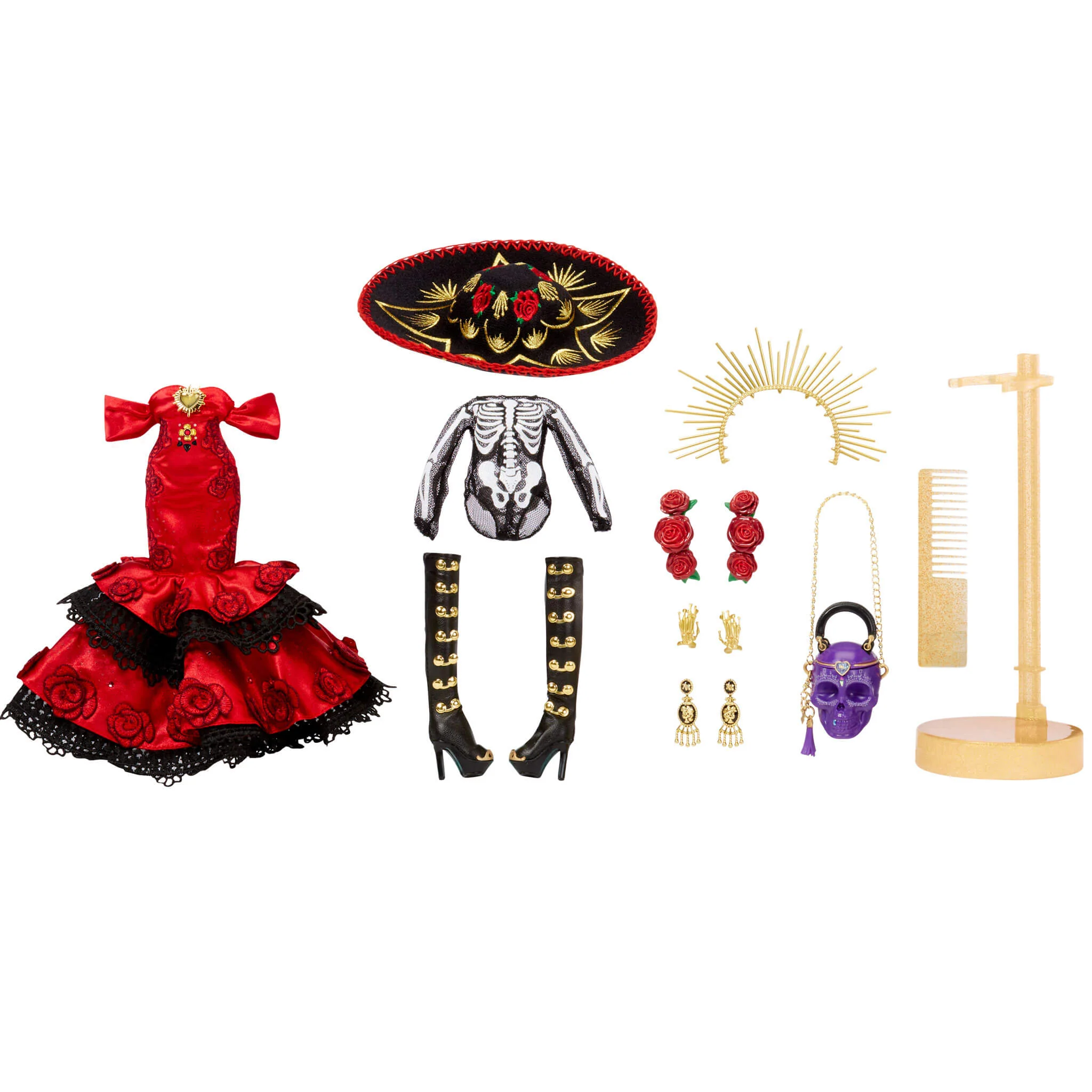 Rainbow High 2022 Celebration Edition Día De Los Muertos - Maria Garcia Fashion Collector Doll - Image 5