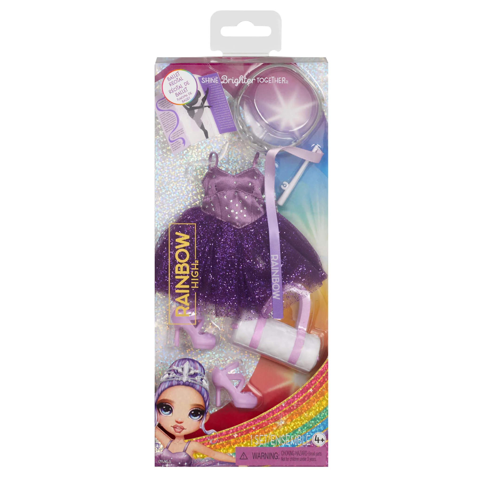 Rainbow High Fashion Pack Ballet Recital Theme Outfit - Image 3