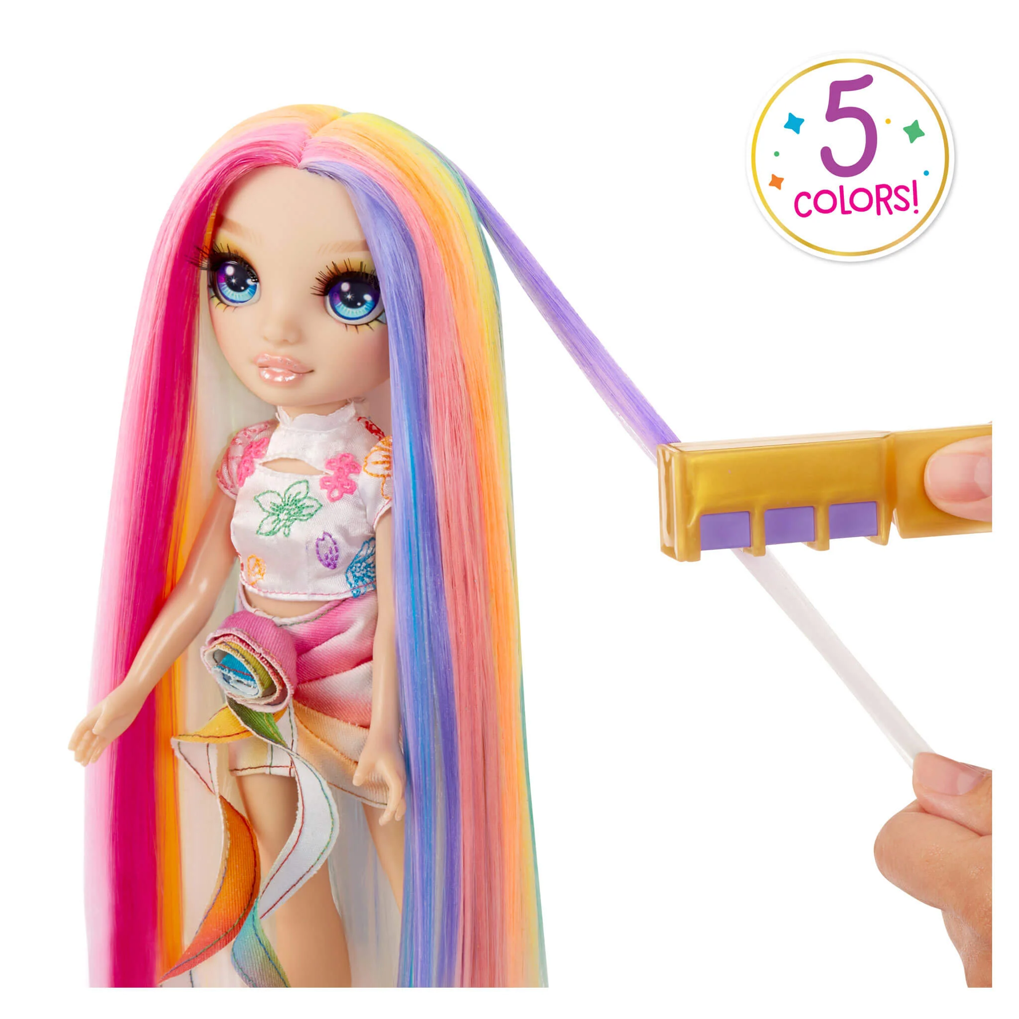 Rainbow High Hair Chalk & Style Amaya - Rainbow 11” Fashion Doll - Image 3