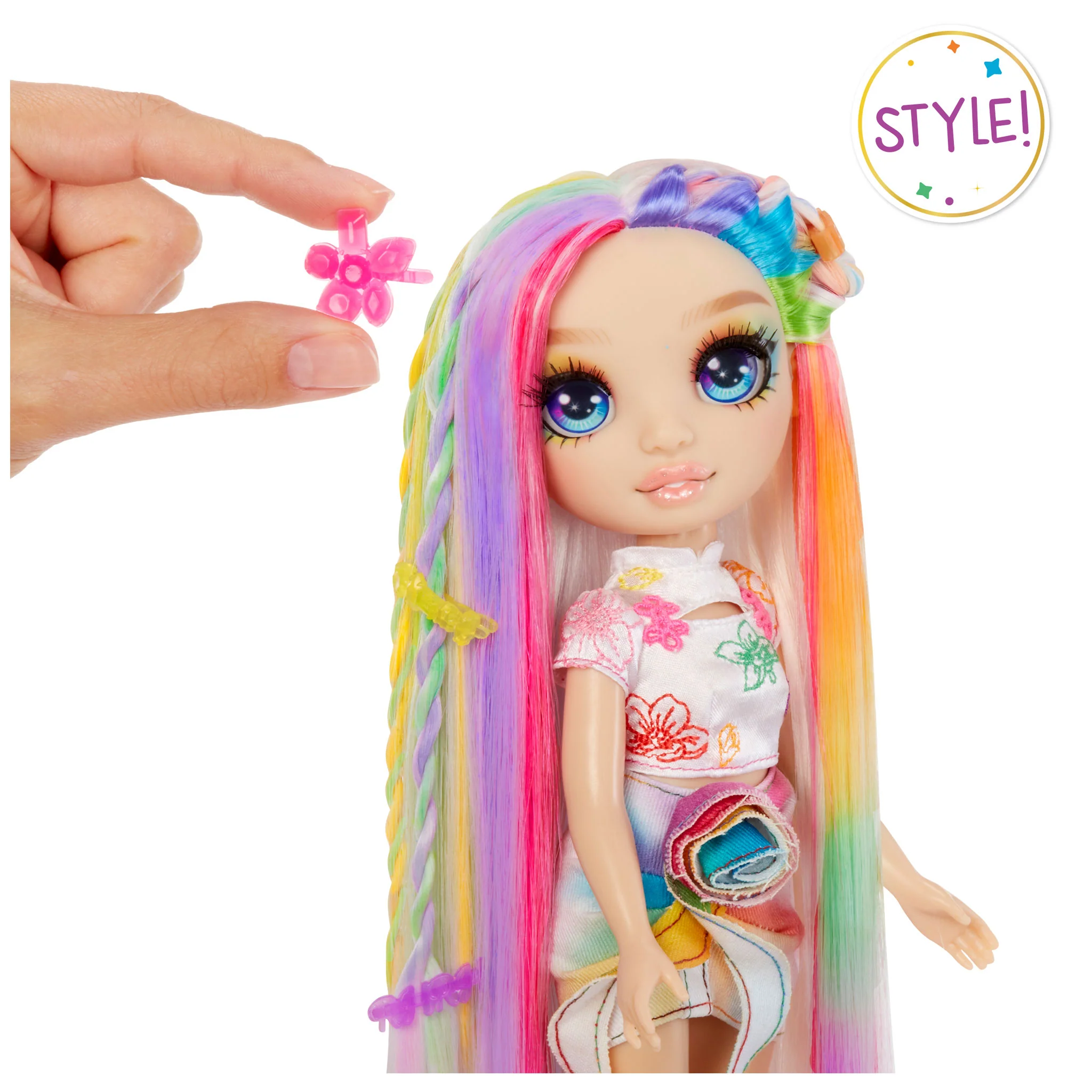Rainbow High Hair Chalk & Style Amaya - Rainbow 11” Fashion Doll - Image 4