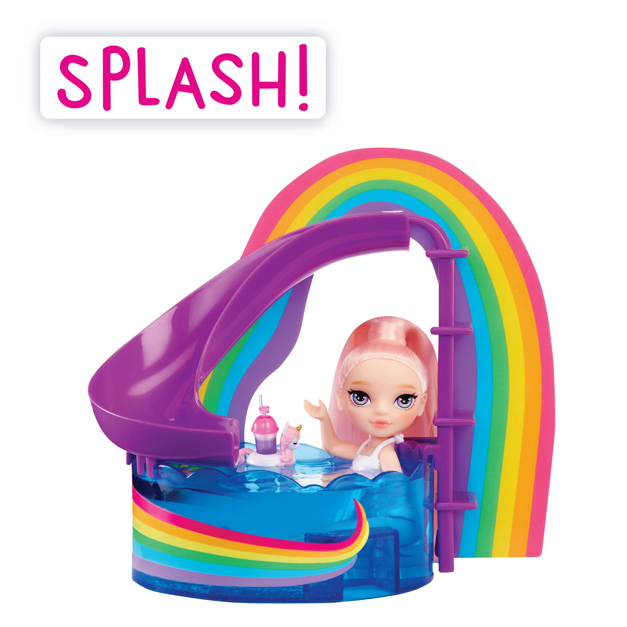 Rainbow High Little Pool Day with Blush Playset - Image 3