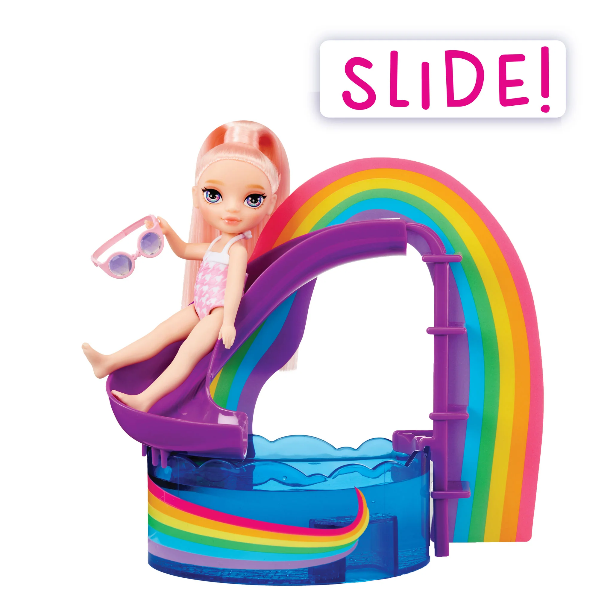 Rainbow High Little Pool Day with Blush Playset - Image 4