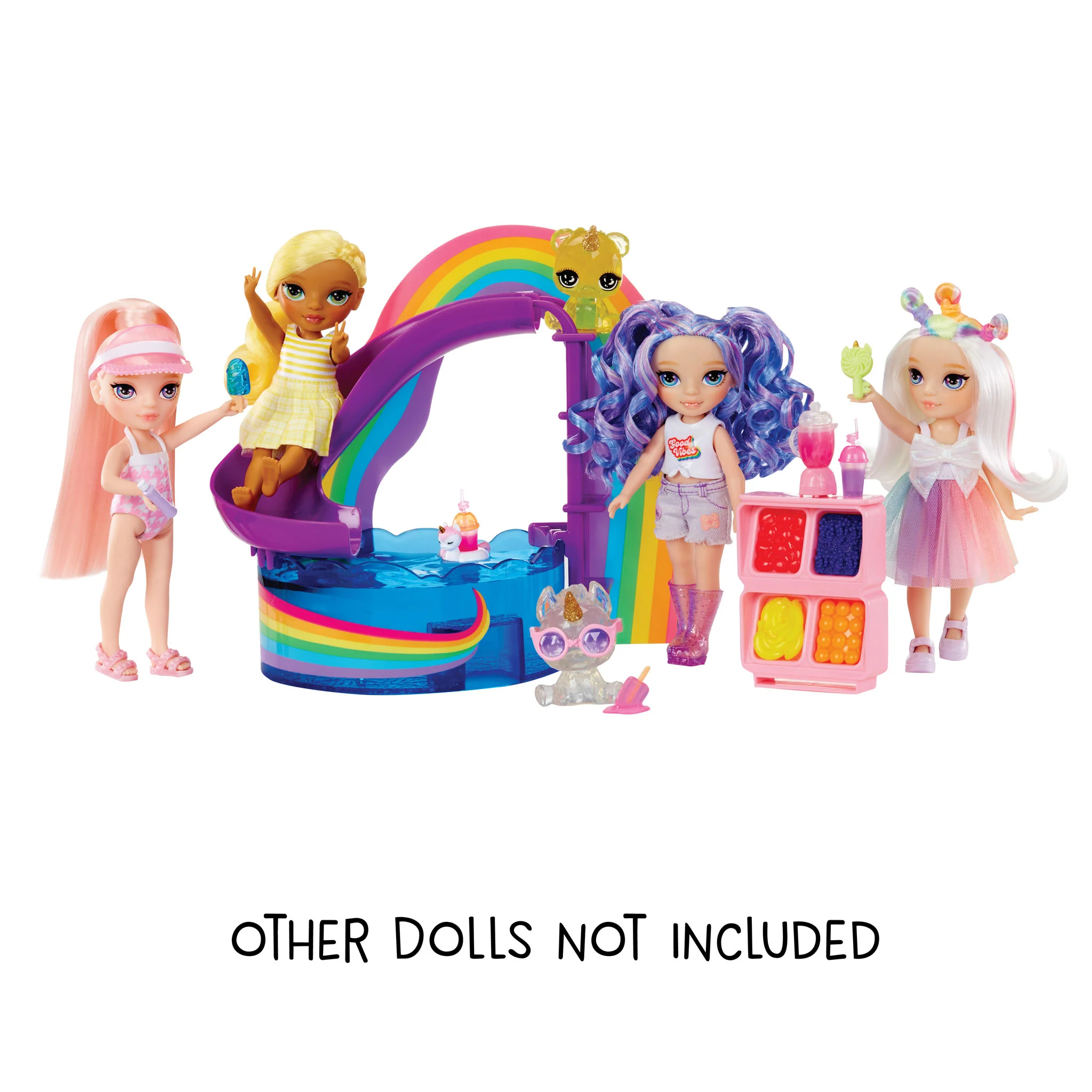 Rainbow High Little Pool Day with Blush Playset - Image 7