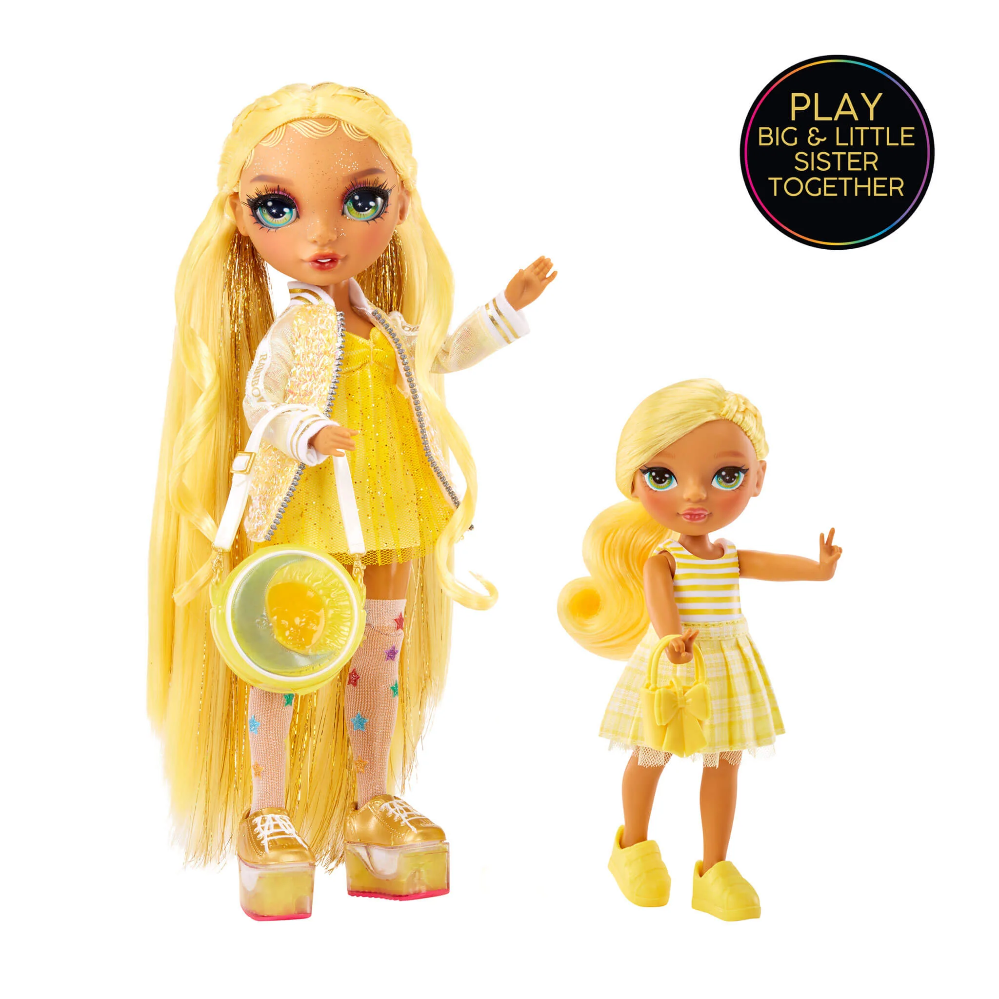 Rainbow High Littles Daisy Madison,Yellow, 5.5" Posable Small Doll - Image 3