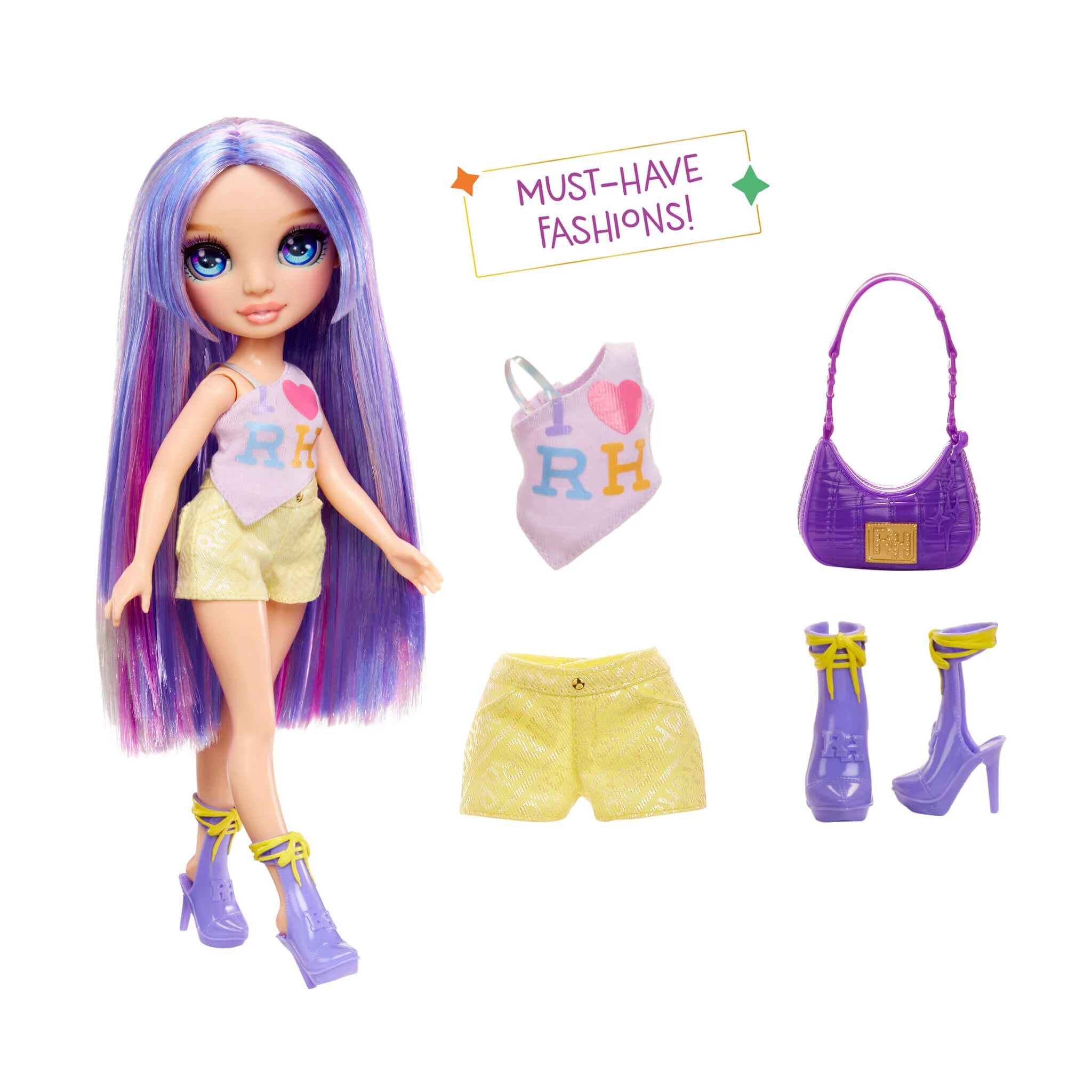 Rainbow High My Fashion Style Violet, Purple 11" Fashion Doll - Image 2