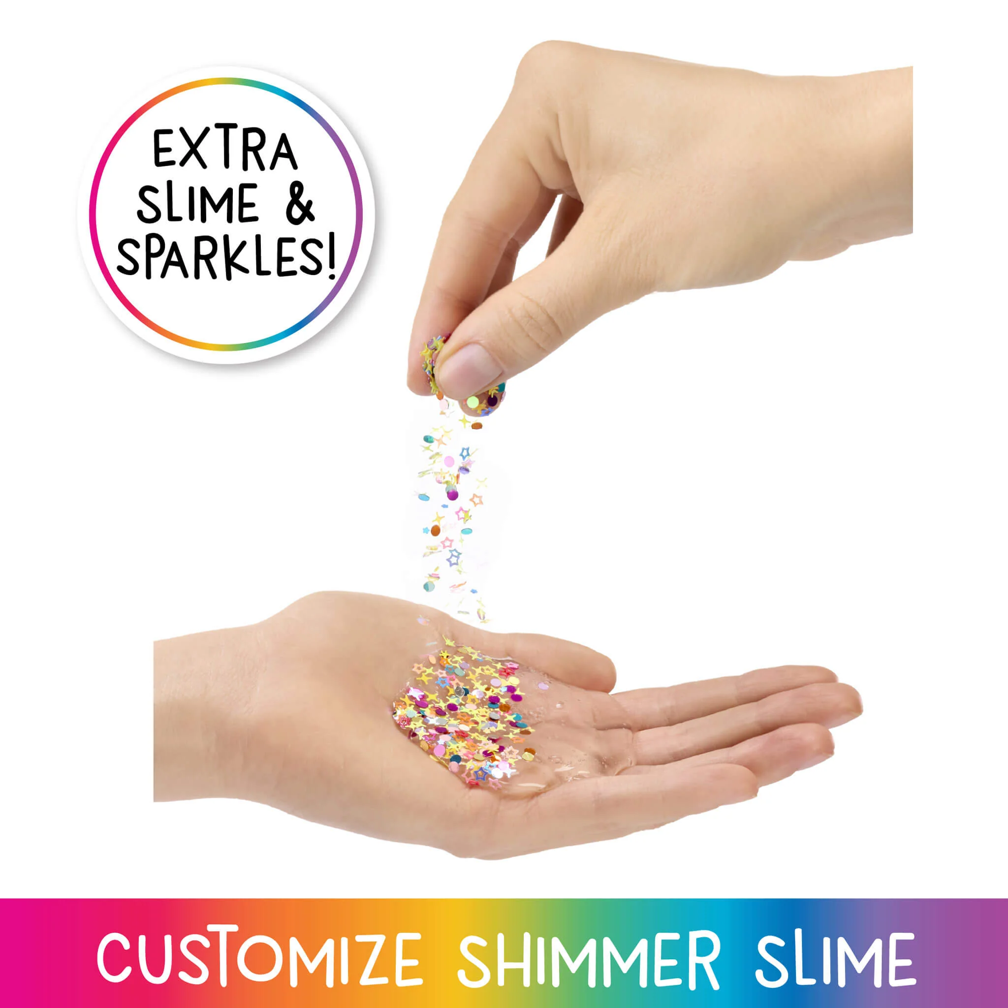 Rainbow High Rainbow Shimmers with Slime – Iris, Rainbow 11” Doll, Create a Rainbow Fashion Doll - Image 3