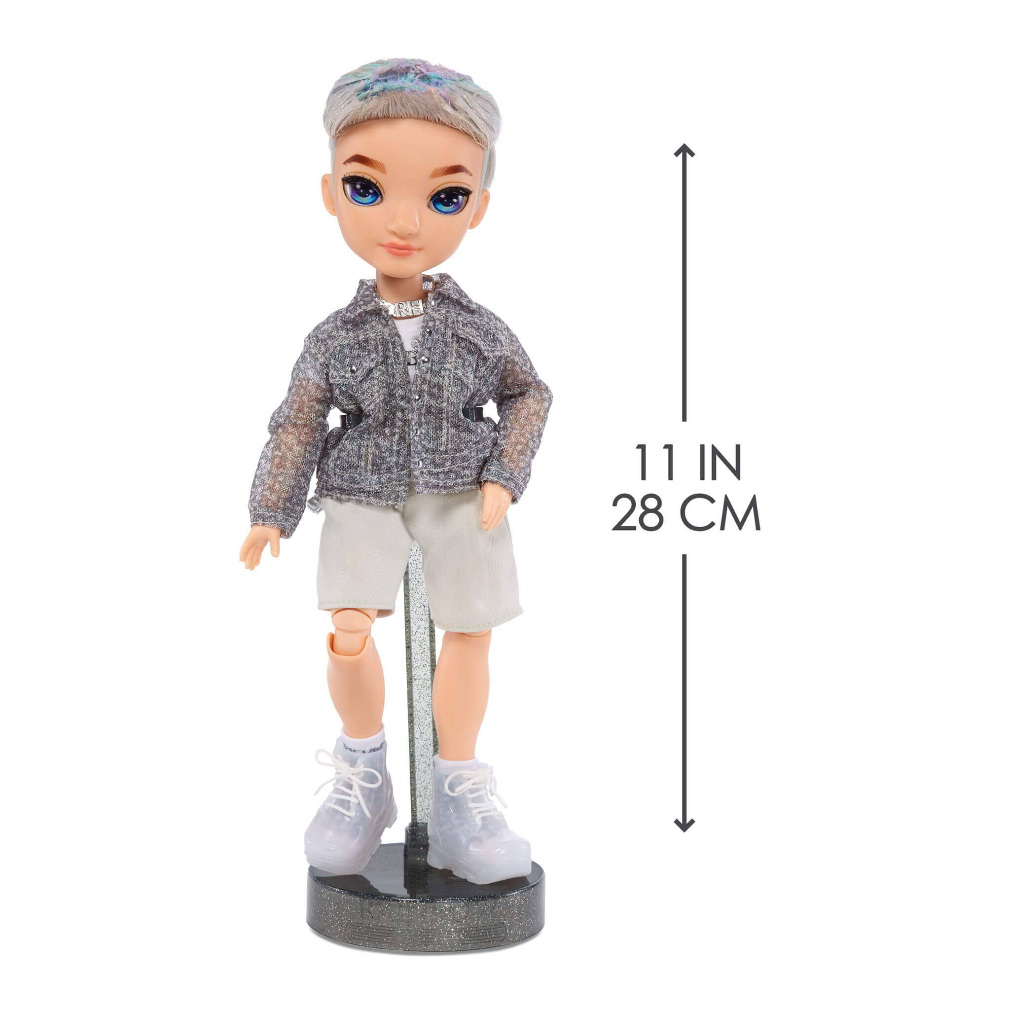 Rainbow High Purple Fashion Doll - Aidan Russell - Image 4