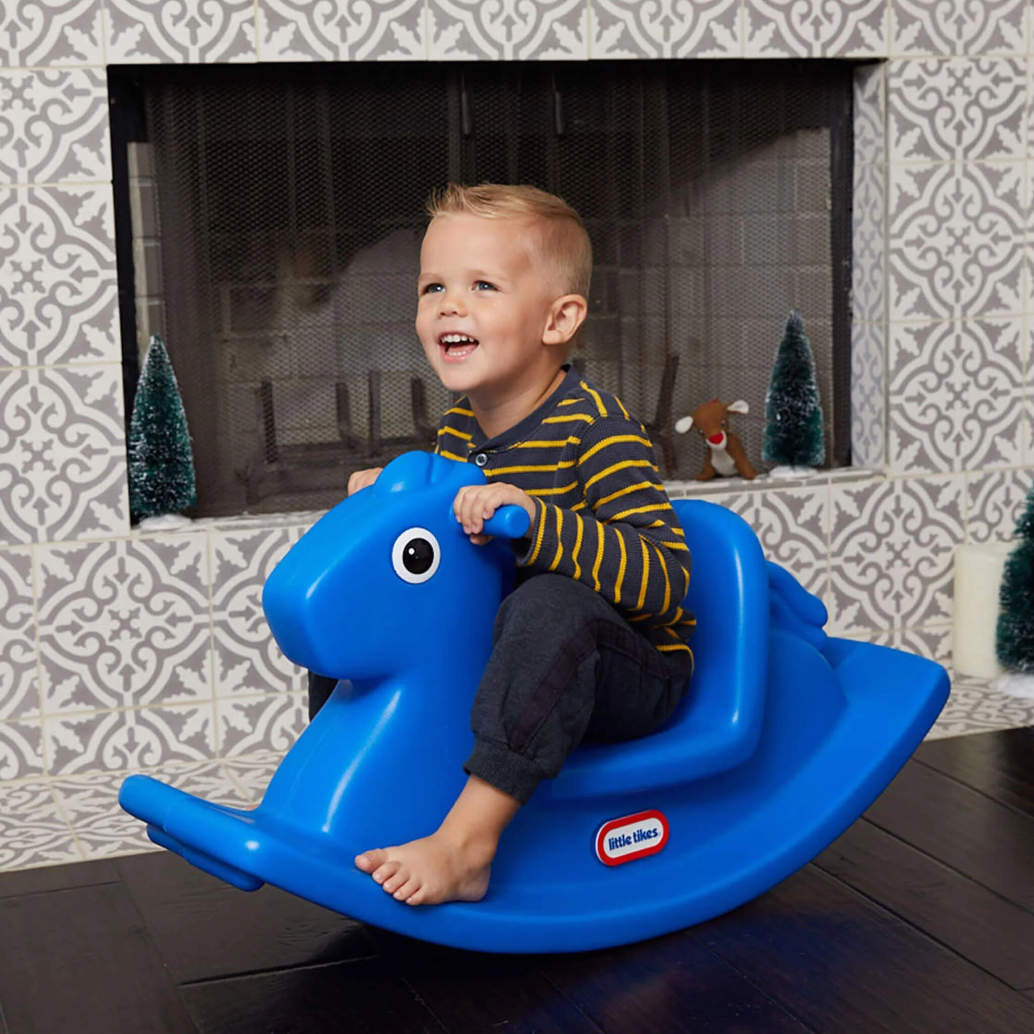 Little Tikes Rocking Horse - Primary Blue - Image 3