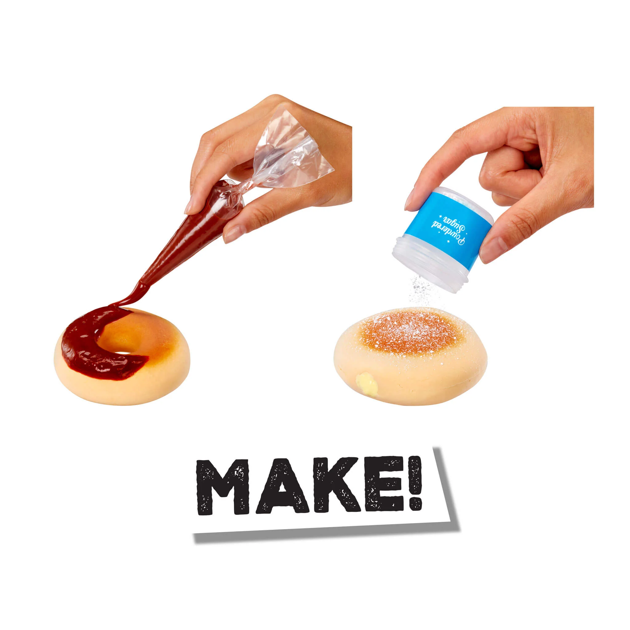 Slime Life Choco Icing Round & Cream Filled Donuts DIY Slime Kit - Image 4
