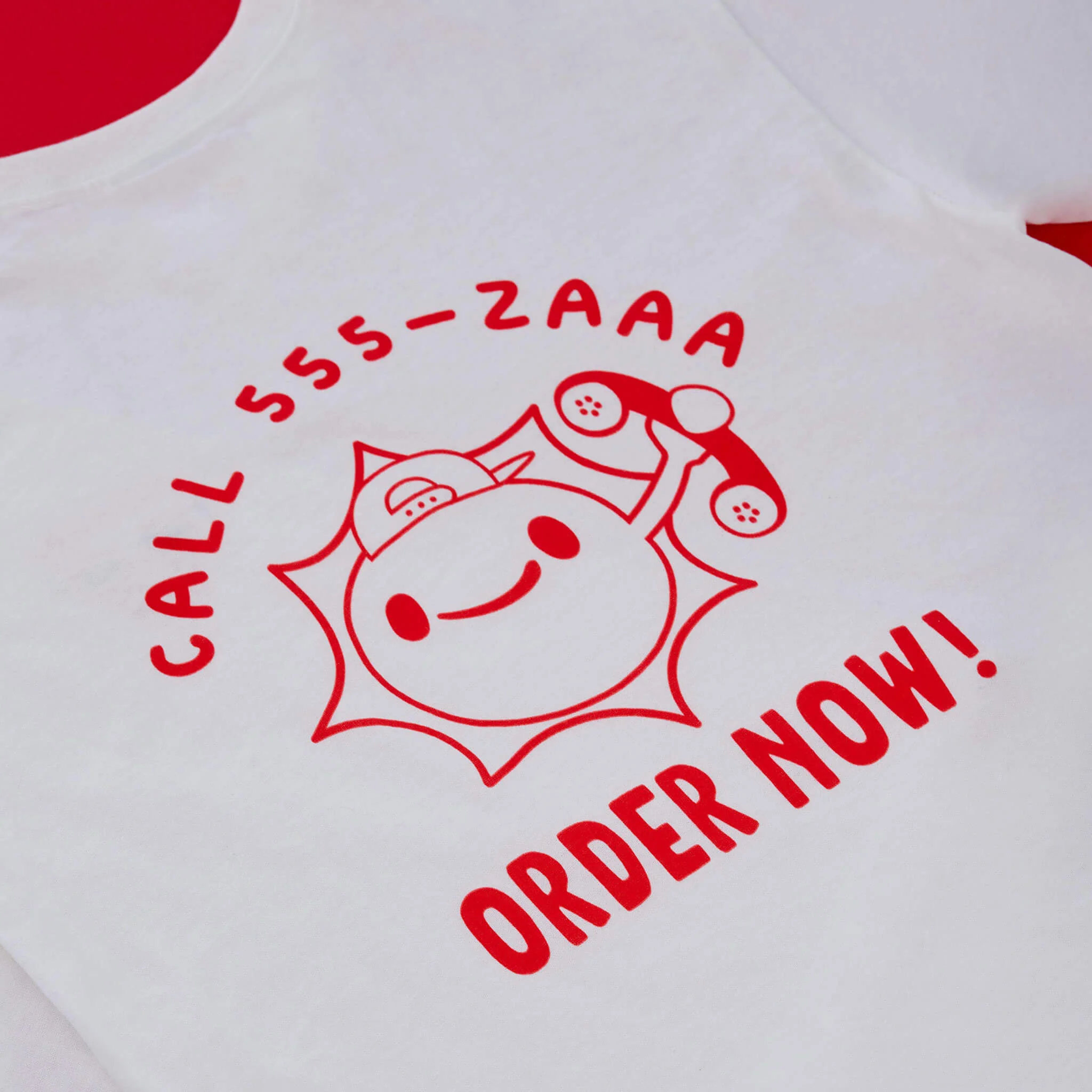 MGA's Miniverse Sunny Bros. Pizza Adult T-Shirt - White - Image 3