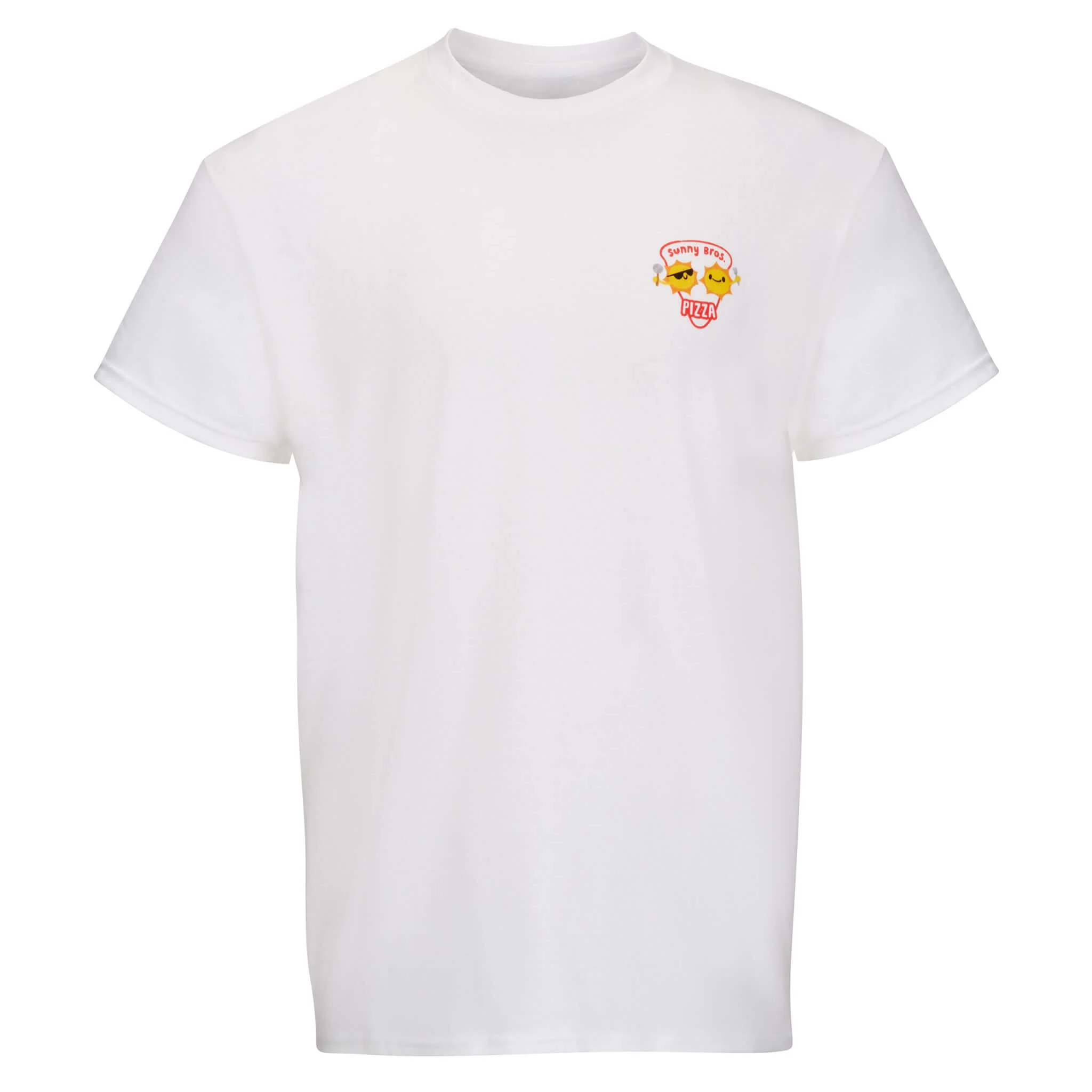 MGA's Miniverse Sunny Bros. Pizza Adult T-Shirt - White - Image 5