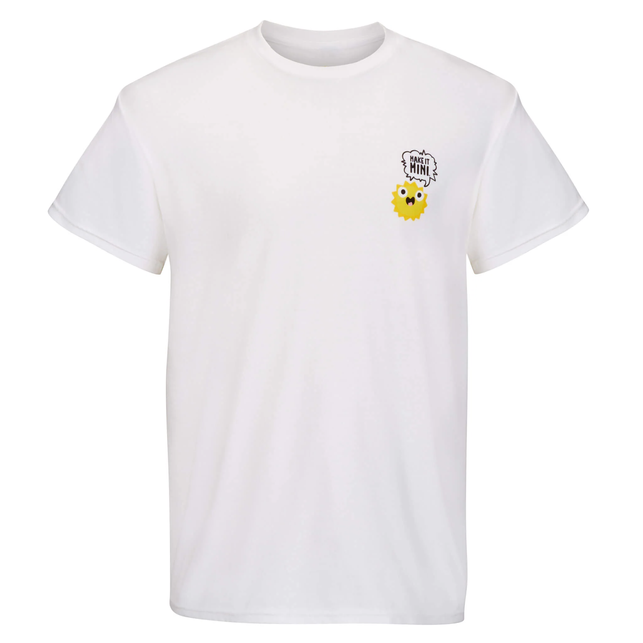 MGA's Miniverse Make It Mini Adult T-Shirt - White; Have A Sunny Day - Image 5