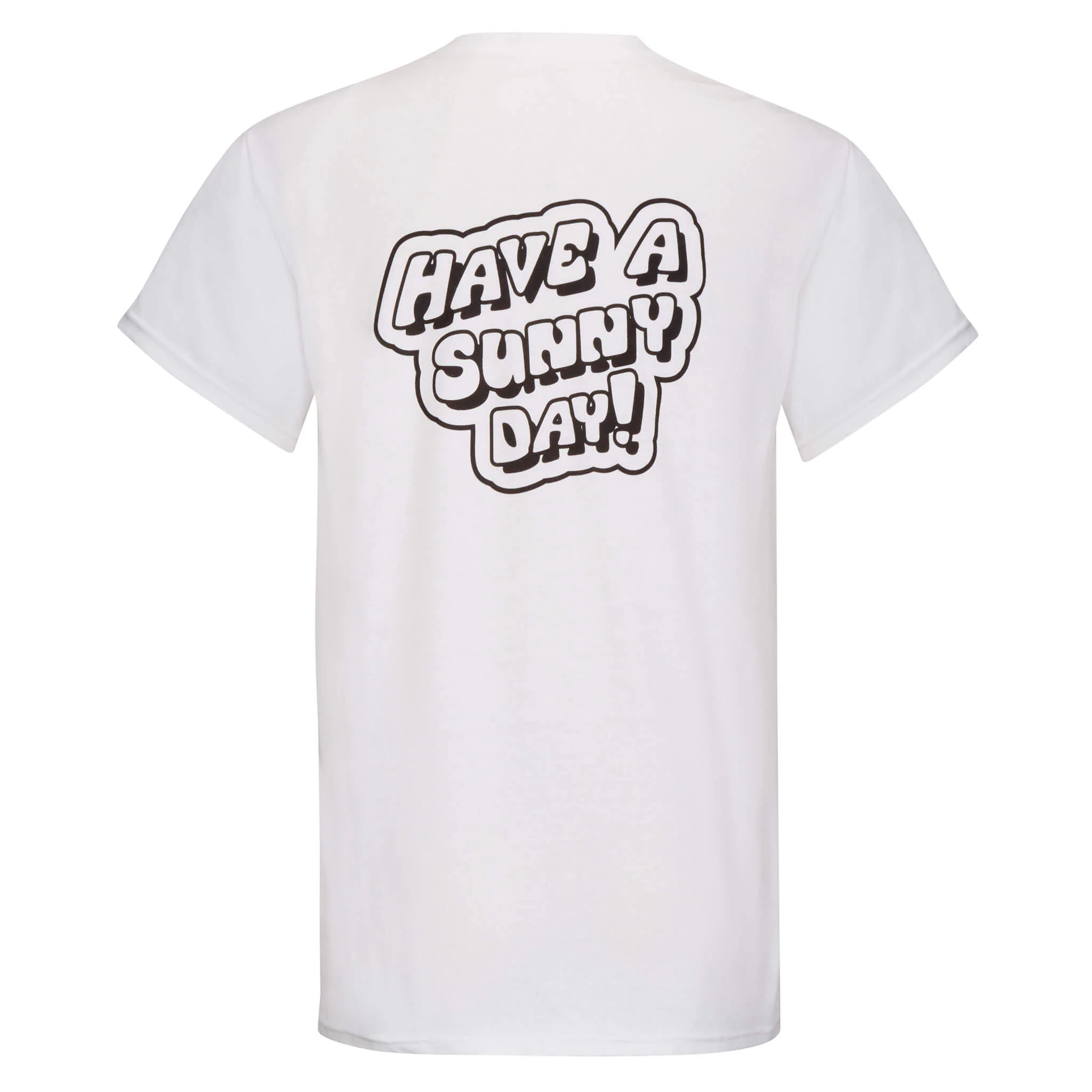 MGA's Miniverse Make It Mini Adult T-Shirt - White; Have A Sunny Day - Image 6