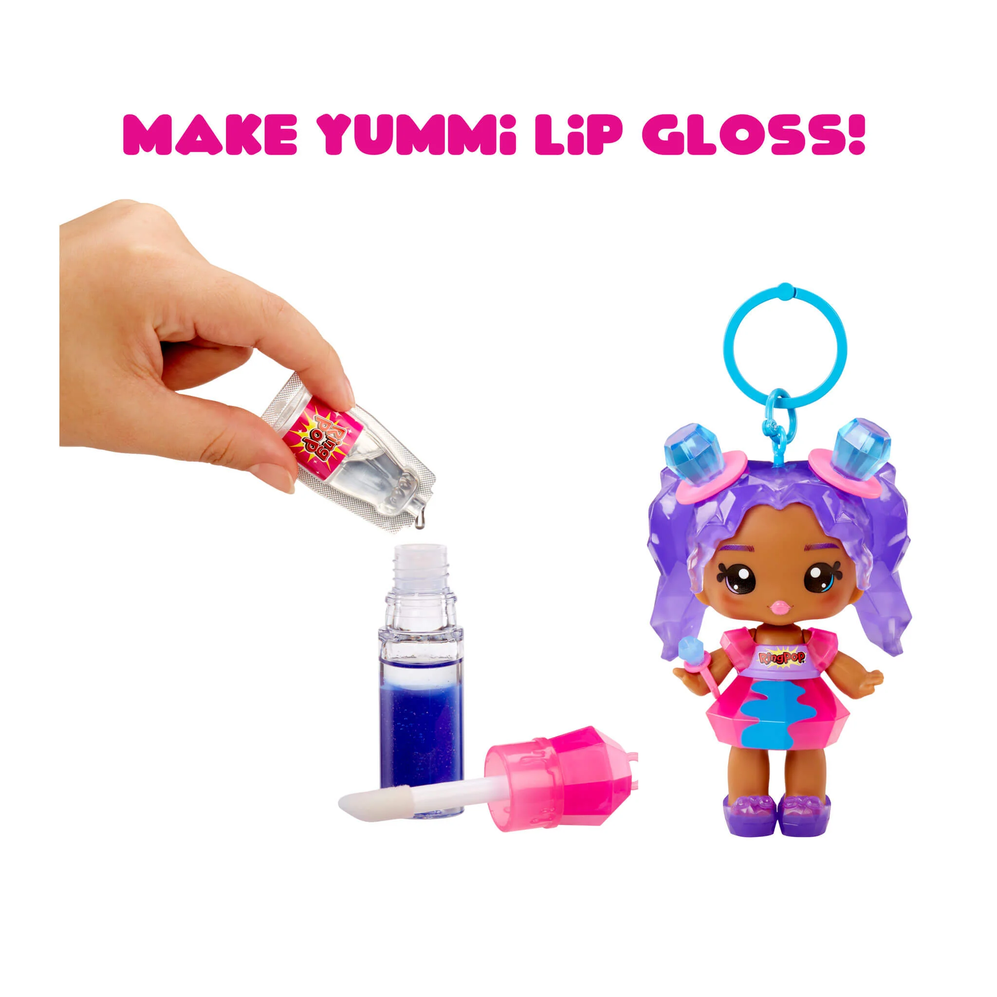 Yummiland x Licensed Sweets Lip Gloss Doll: RING POP - Image 3