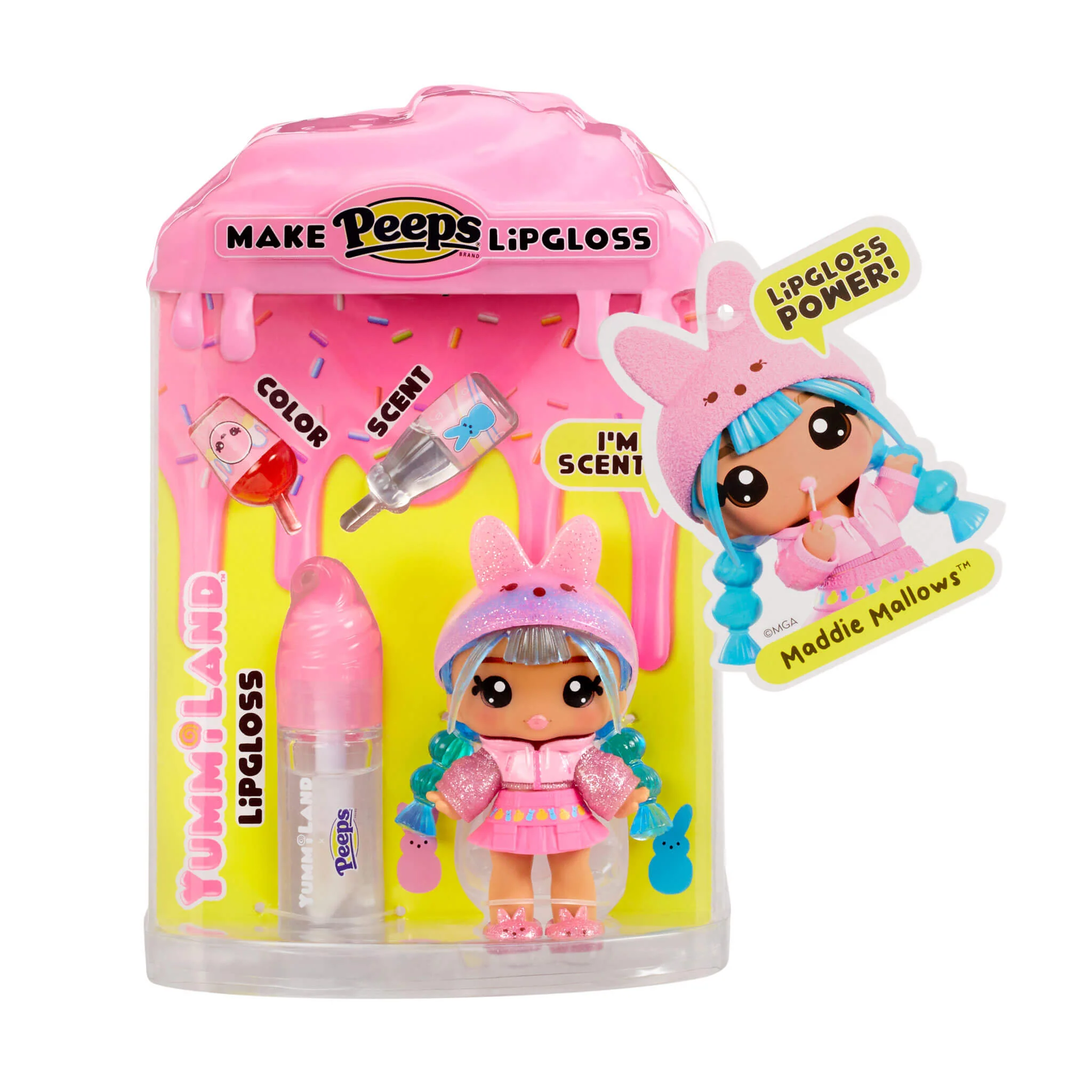 Yummiland x PEEPS® Lip Gloss Doll – Maddie Mallows - Image 5